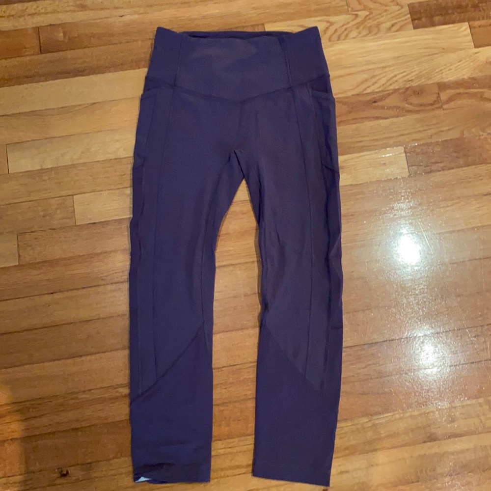 Purple lululemons size 6